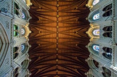 Wooden ceiling panorama
